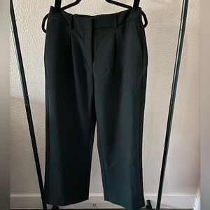 Black Old Navy Taylor Wide-Leg Trousers